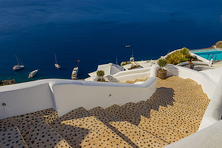 Santorini in Greece at daytime thumbnail