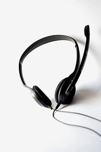 black corded headphones thumbnail
