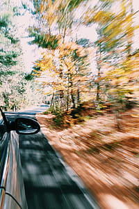 silver car on asphalt road near trees during daytime thumbnail