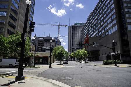 Streets under the sky in Downtown Nashville, Tennessee thumbnail