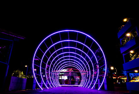 purple neon light thumbnail