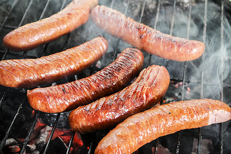 six grilled sausages thumbnail