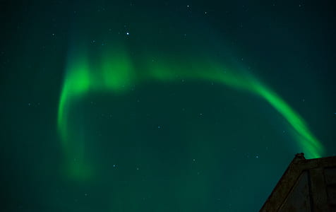 green and gray sky during nighttime thumbnail