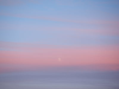 sky, evening sky, sunset, haze, colourless, foggy thumbnail