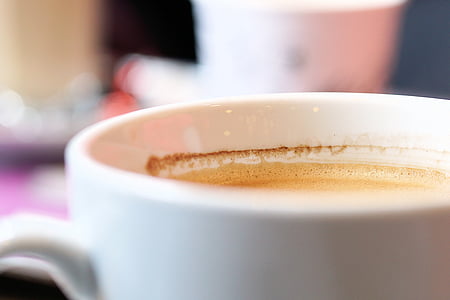coffee cup filled with coffee thumbnail