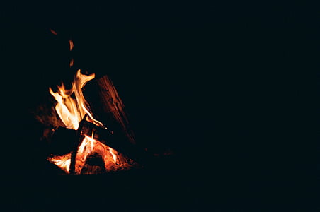 bonfire with fire during nighttime thumbnail
