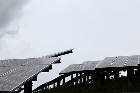 pile of solar panel grayscale photography thumbnail