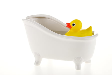 rubber ducky white bathtub on bathtub thumbnail