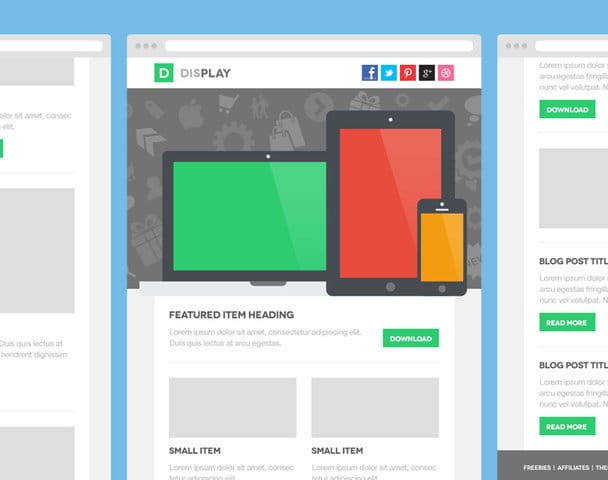 display email psd template psd file free graphics uihere