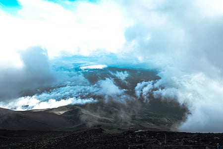 landscape, mountains, nature, sky thumbnail