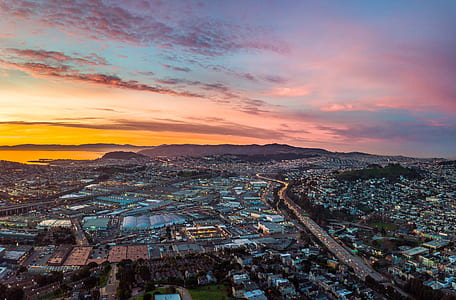 areal view photography of city building thumbnail