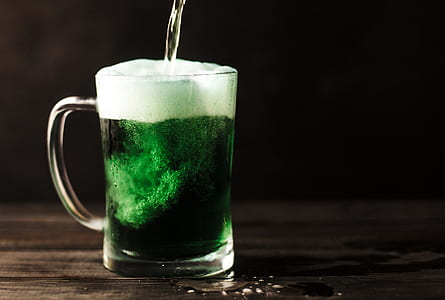 clear glass mug with green drink thumbnail