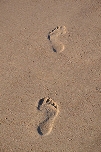 human feets on sand thumbnail