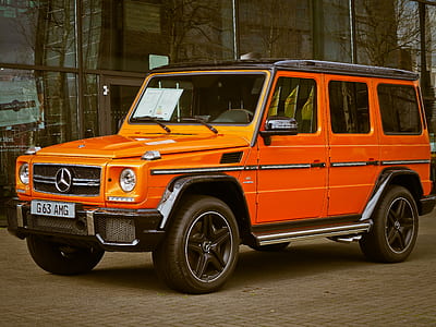 Orange Mercedes Benz G63 thumbnail