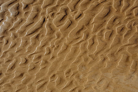 The abstract line designed by water up on sand texture thumbnail