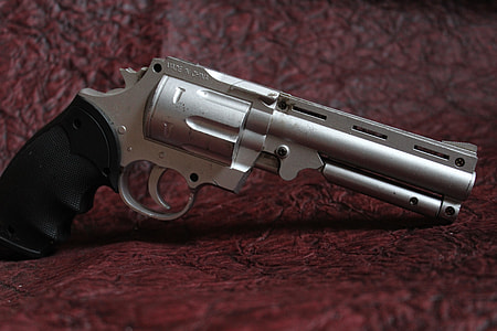 gray and black revolver pistol thumbnail