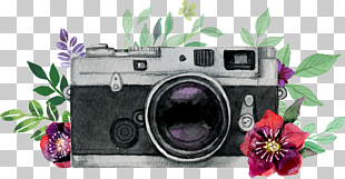 Netherlands Portrait photography Photographer MC Mulder Photography, Beautiful watercolor hand painted camera , milc camera illustration PNG clipart