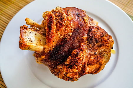 fried dish on white ceramic plate thumbnail