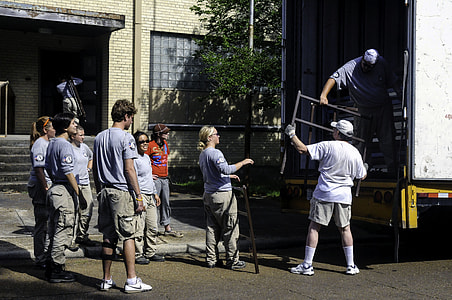 AmeriCorps at Work in Yazoo City, Mississippi cleaning up tornado wreckage thumbnail