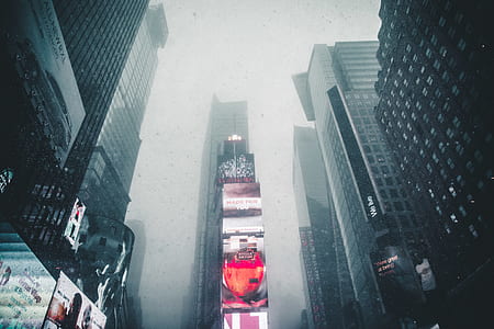Broadway during foggy daytime thumbnail
