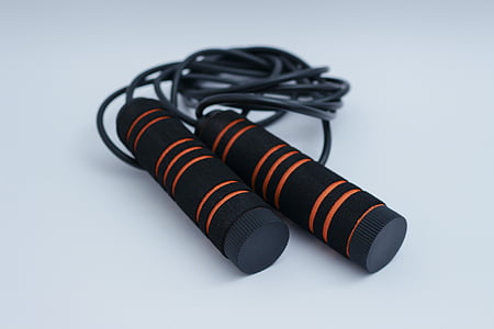 black and orange skipping rope thumbnail