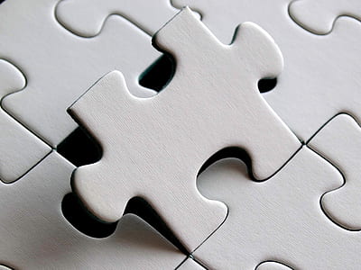 white jigsaw puzzle piece thumbnail