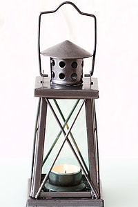 gray candle lantern thumbnail