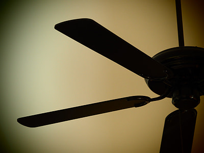 silhouette of ceiling fan thumbnail