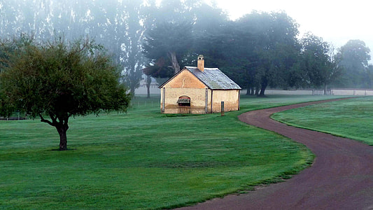 House in the distance in Tasmania, Australia thumbnail