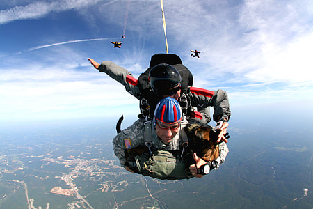 two people skydiving during daytime thumbnail