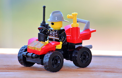 Lego Man in lego Car thumbnail