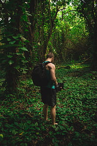 man filming forest thumbnail