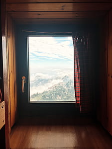 closed black framed window thumbnail