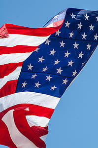 USA flag waving at daytime thumbnail