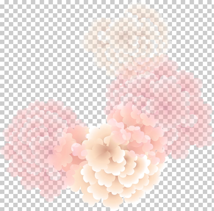 Euclidean Flower Mother's Day, decorative flowers, orange and white flower illustration PNG clipart