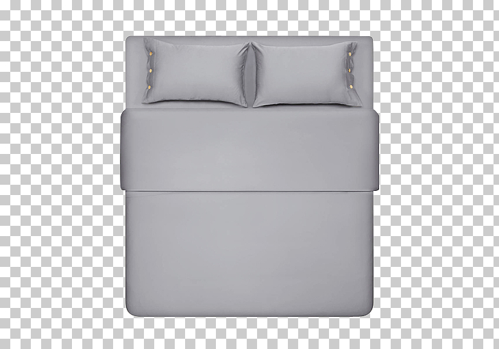 Bed Couch Bed Grey Bed With Two Pillows Illustration Png Clipart Free Cliparts Uihere