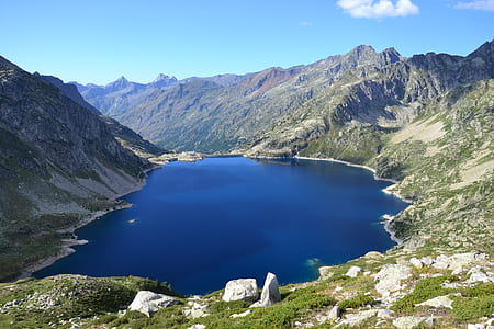 Aerial View of Lake during Daytime thumbnail