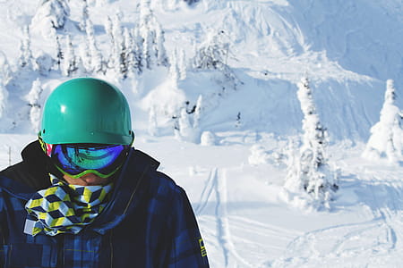 Snow Boarder On Snowy Mountain Photo thumbnail