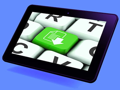 Download File Key Tablet Showing Downloaded Software Or Data thumbnail