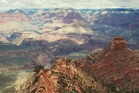 aerial photography of mountains during daytime thumbnail