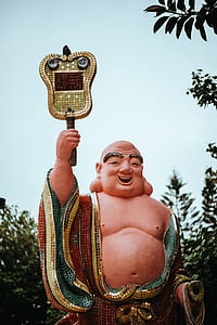 Buddha under clear sky thumbnail