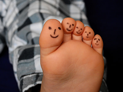 shallow photography of person's left foot thumbnail