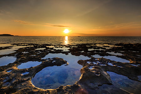 ocean during golden time photography thumbnail