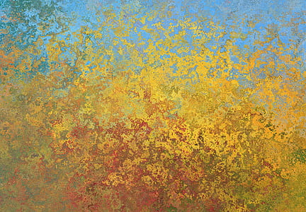 yellow and blue abstract painting thumbnail