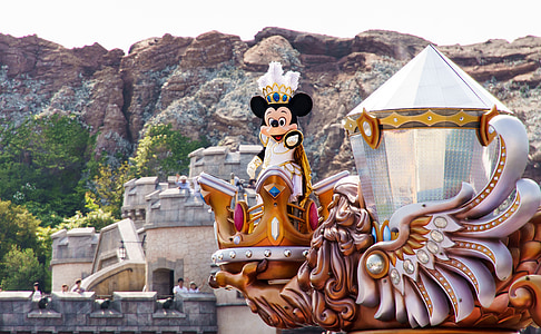 Mickey Mouse mascot on the castle thumbnail