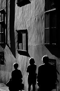silhouette photography of three people thumbnail