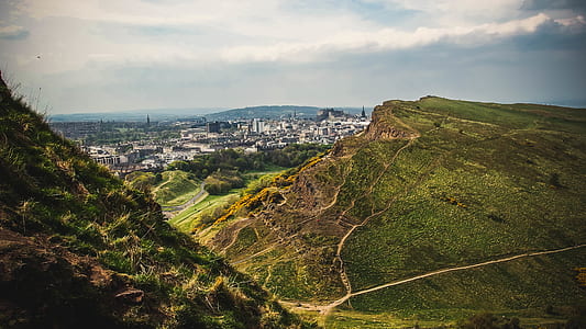 city, landscape, mountains, nature thumbnail