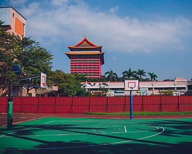 green basketball court thumbnail