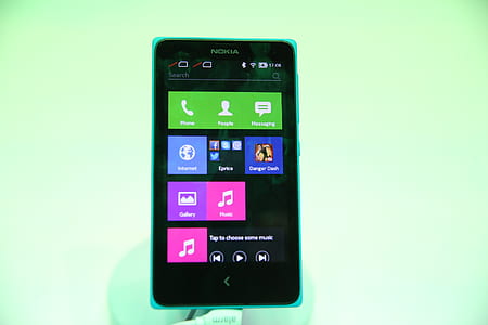 black Nokia Windows smartphone thumbnail