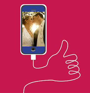 blue and white phone illustration thumbnail